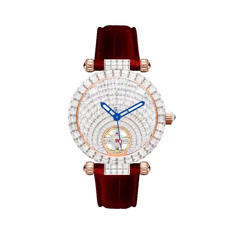 Stellar Night Automatic Watch – 38mm, Full Crystal T856L