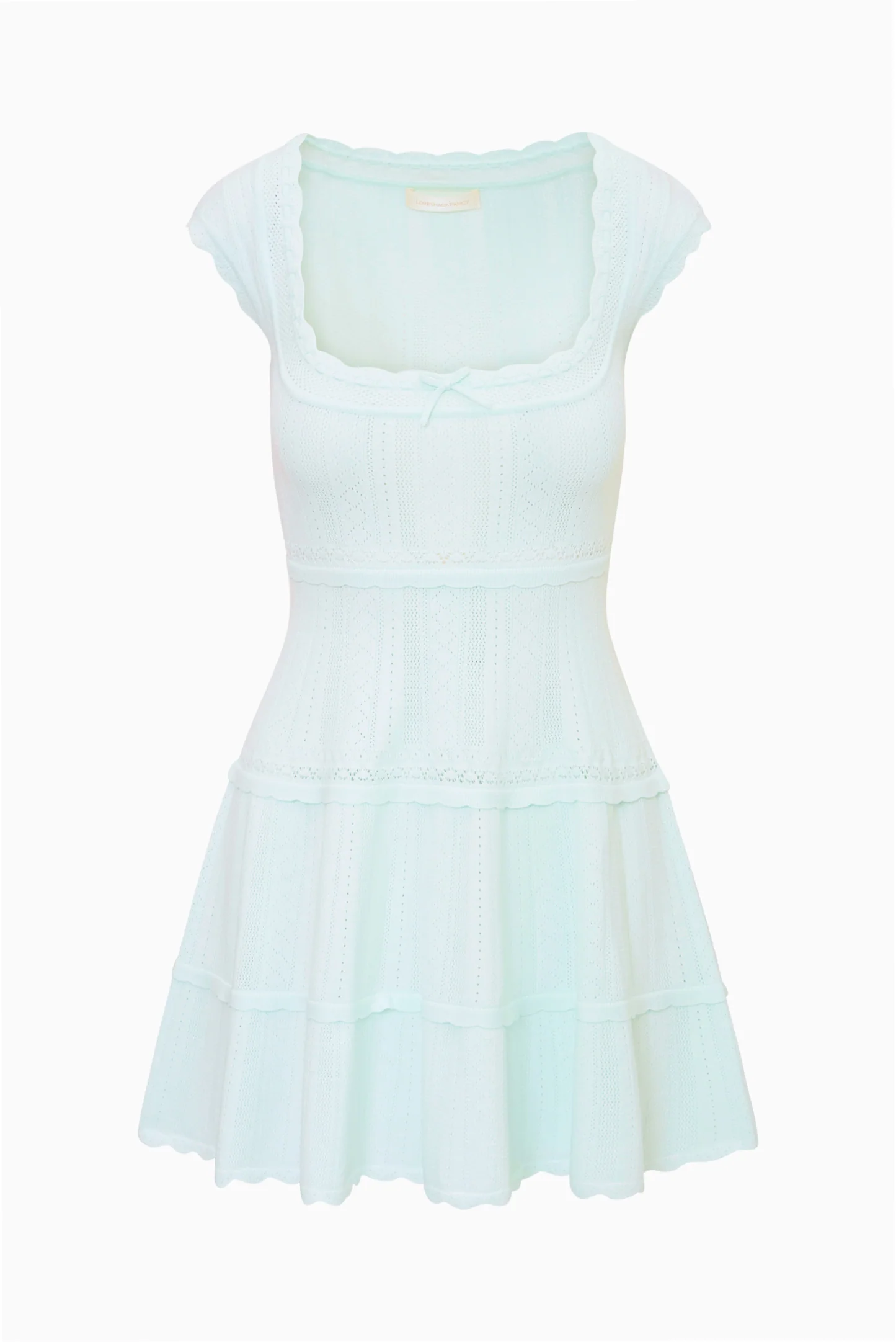 Laighton Stretch Pointelle Mini Dress