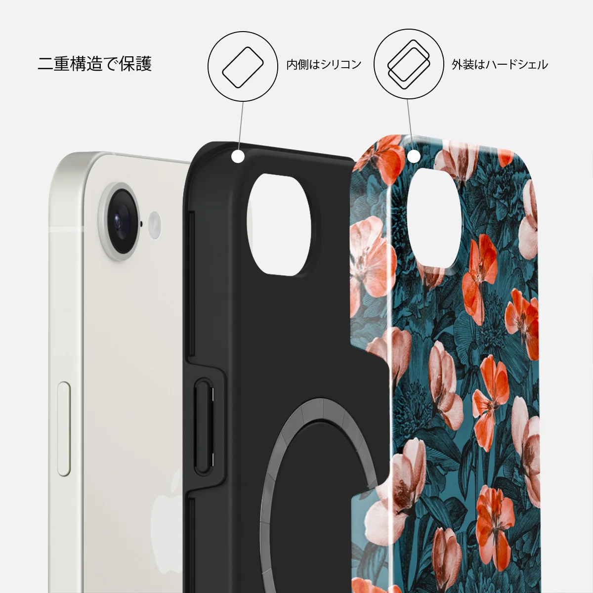 No Rain No Flowers - iPhone 17e ケース