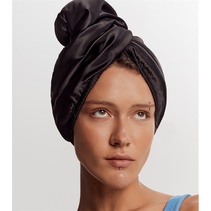 GLOV Dwustronny satynowy turban do włosów z mikrofibry Hair Wrap Satin