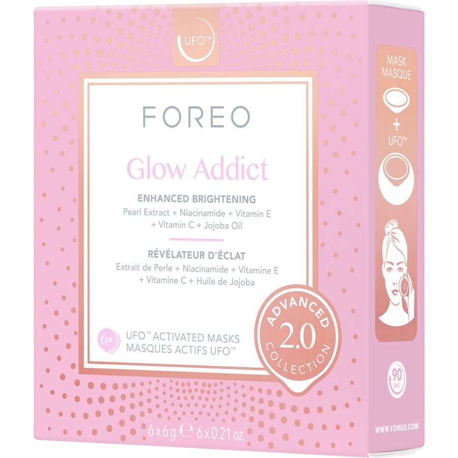 Foreo Leczenie maską Podkładki pod maski UFO Glow Addict 2.0