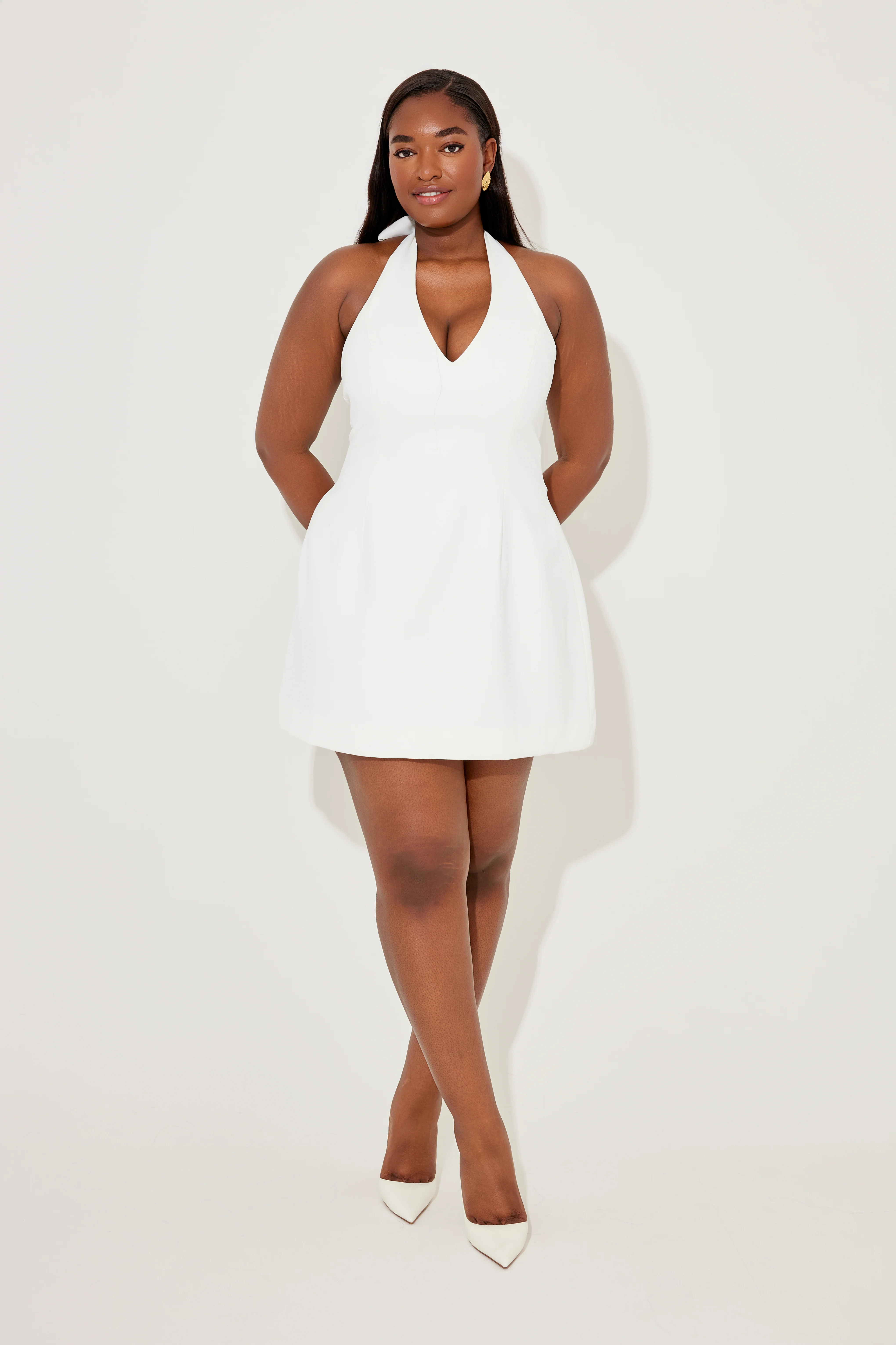 Volume Skirt Mini Dress