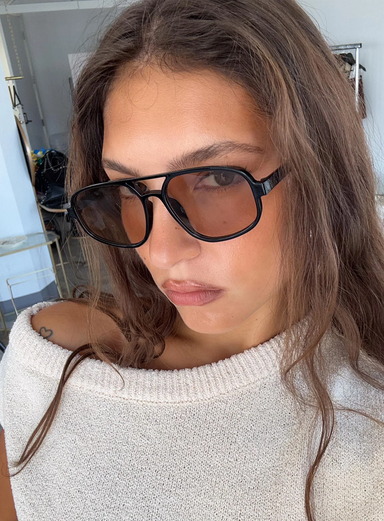 Kalyssia Sunglasses Black / Orange