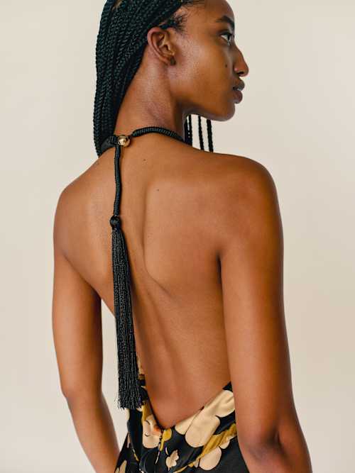 Petites Bianca Silk Dress