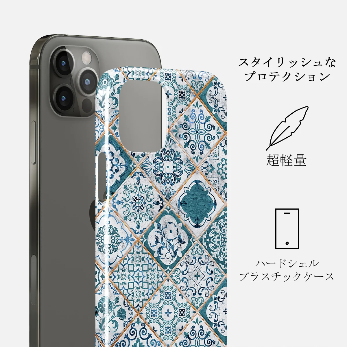 Tropical Oasis - Ornament iPhone 12 Pro Max ケース