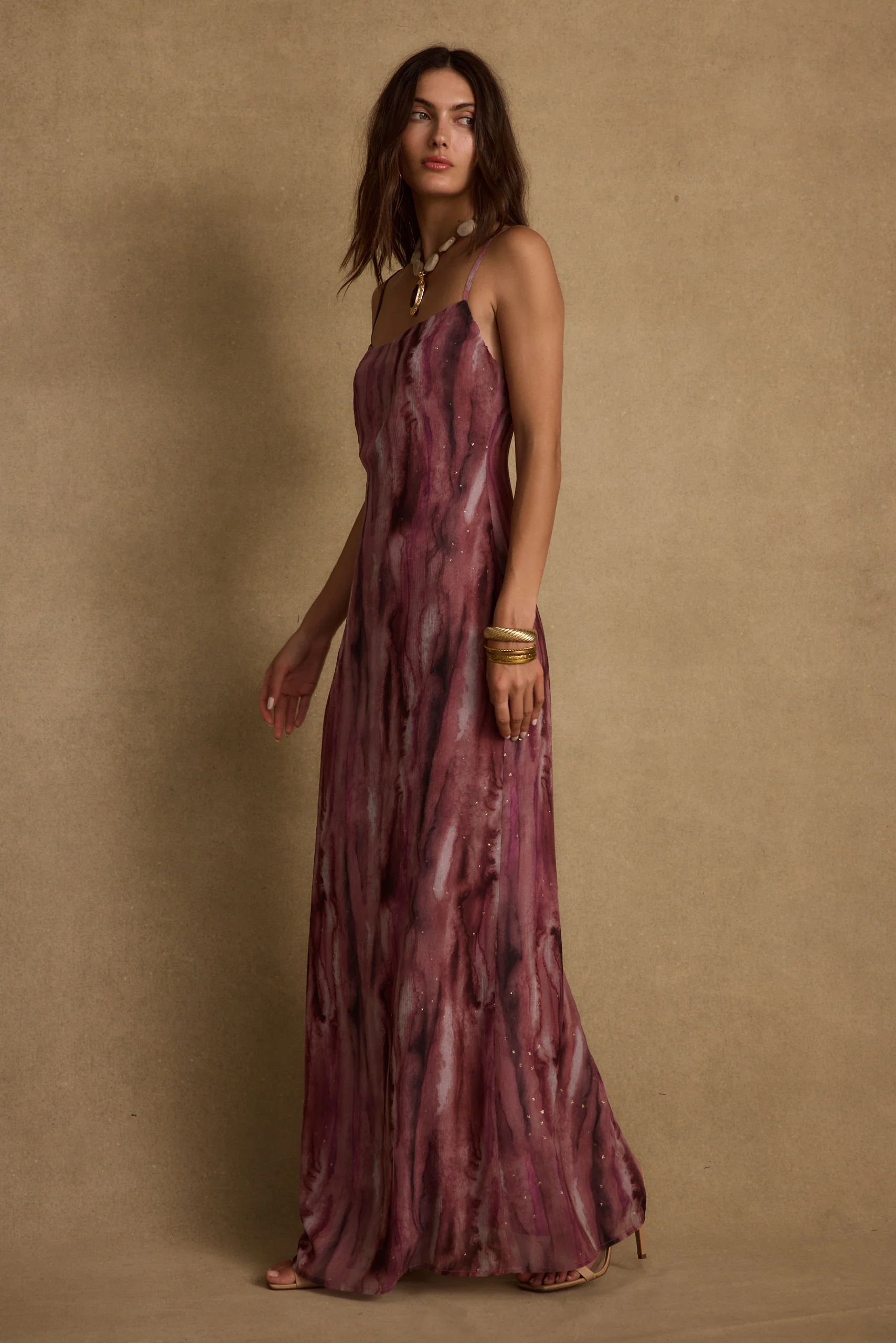 Nerissa Berry Chiffon Maxi Dress