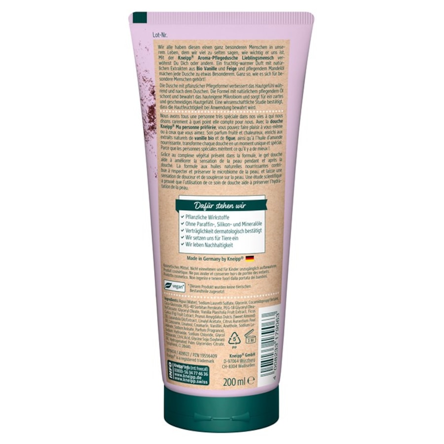 Kneipp Pielęgnacja pod prysznicem Ulubiona osoba pod prysznicem do pielęgnacji aromatycznej