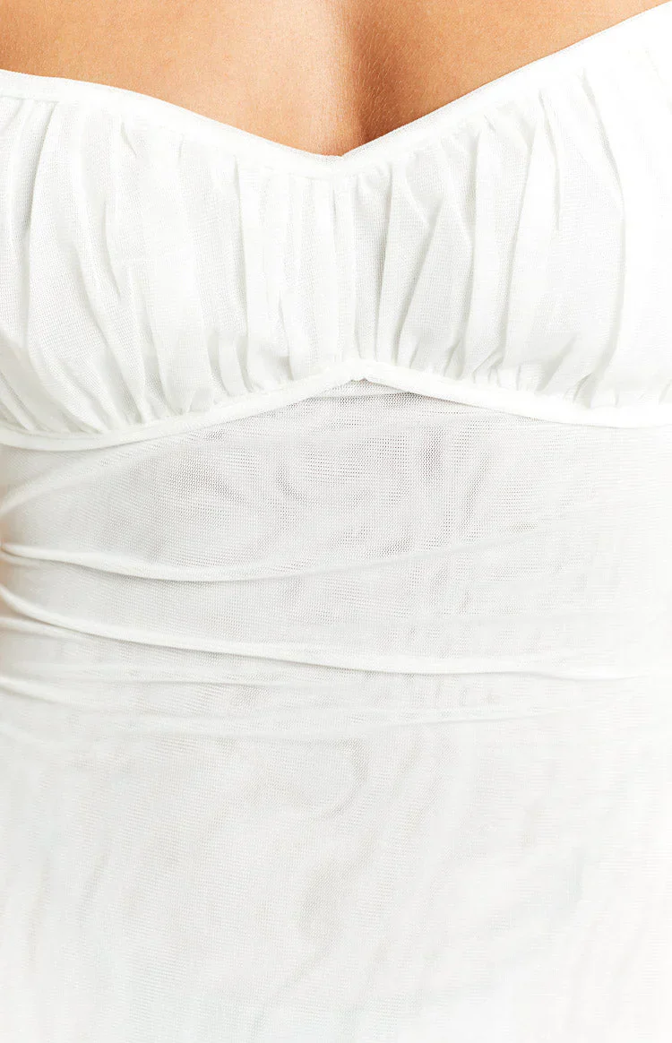 Elysium White Maxi Dress - luluinthesky