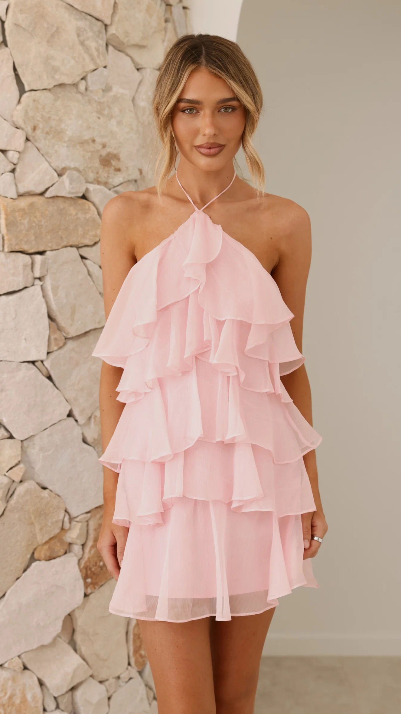Soho Mini Dress - Pink - FASHION NOB