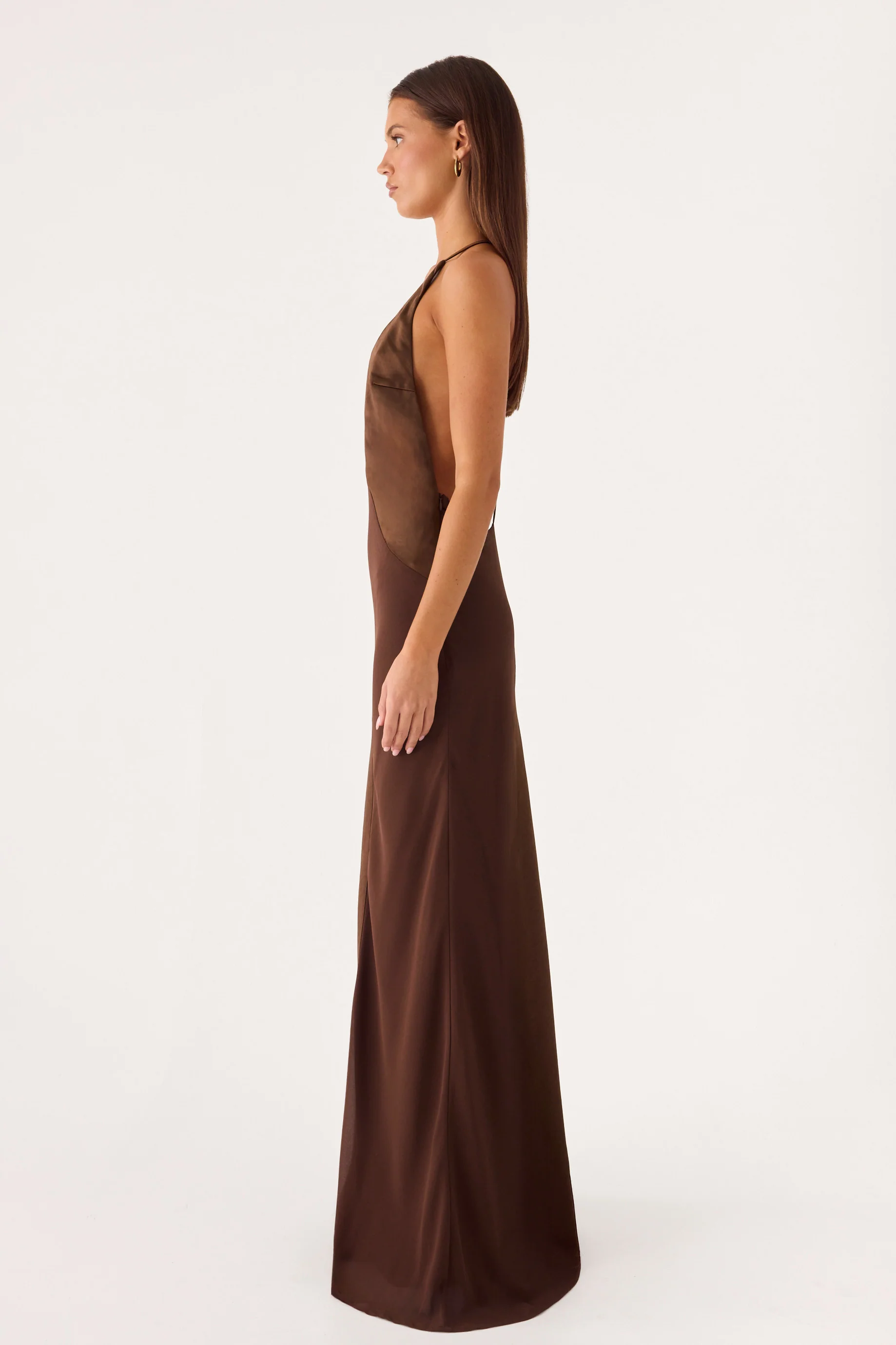 Ellopez Maxi Dress - Chocolate