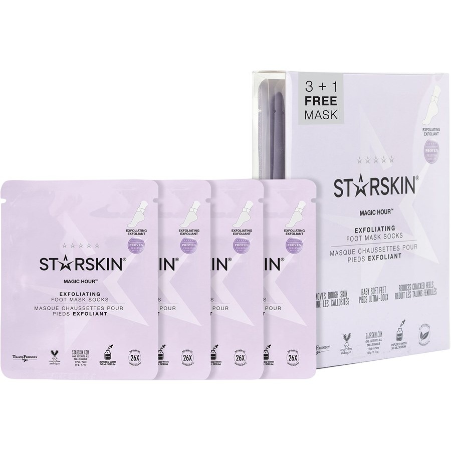 StarSkin Hands & Feet Exfoliating Foot Mask Socks Magic Hour