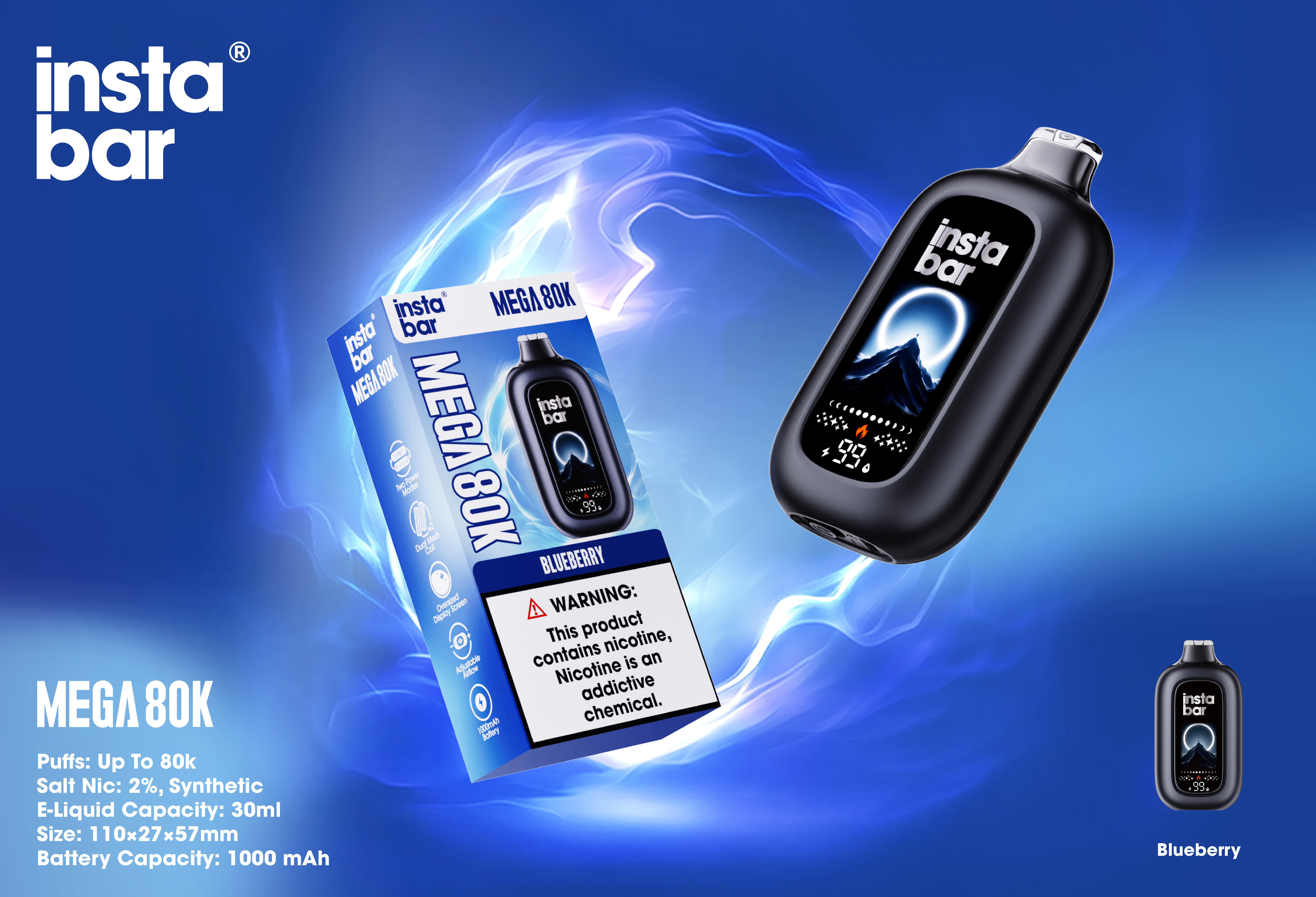 Instabar Mega 80K - mogicvape.pl