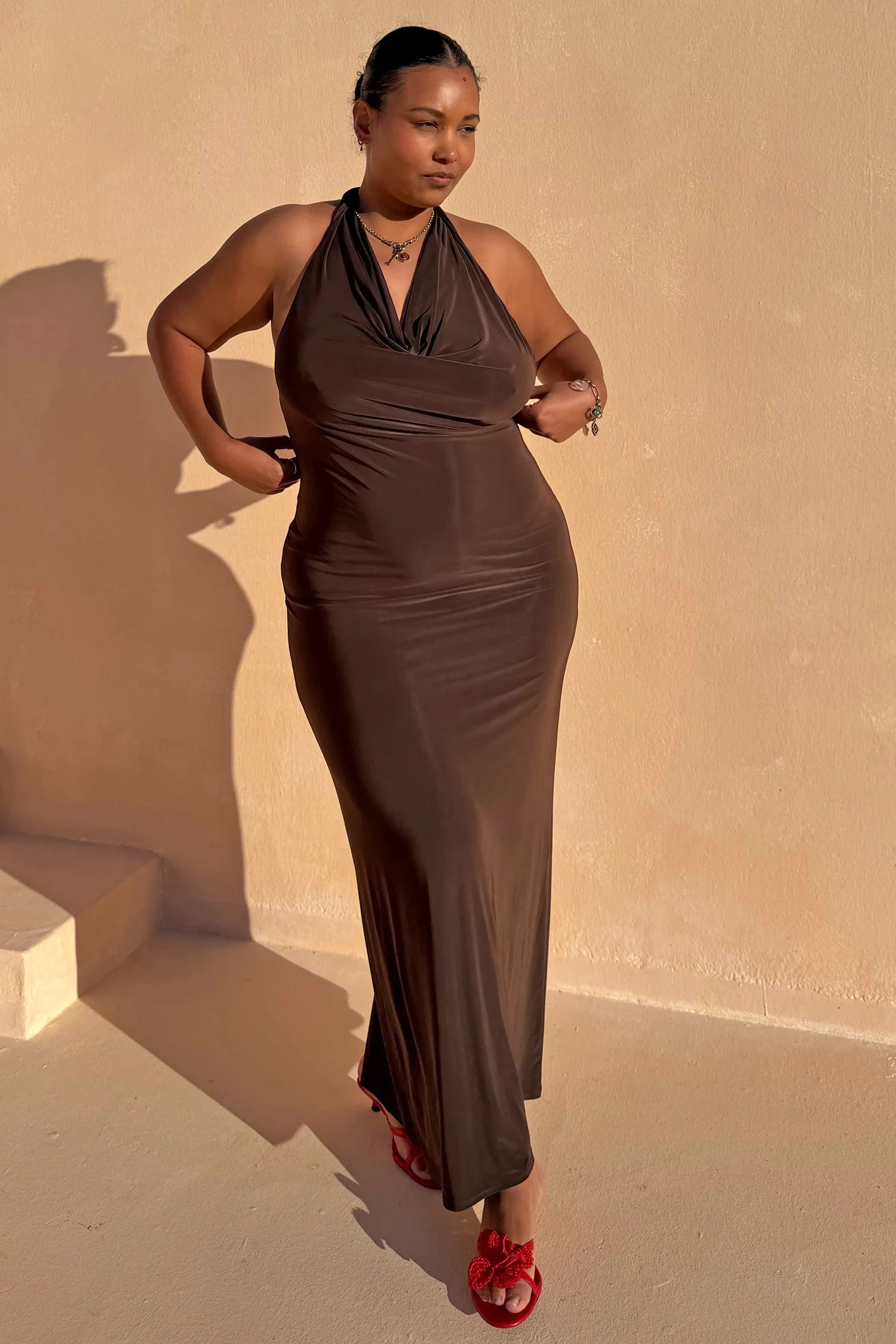 Chocolate Sabine Dress
