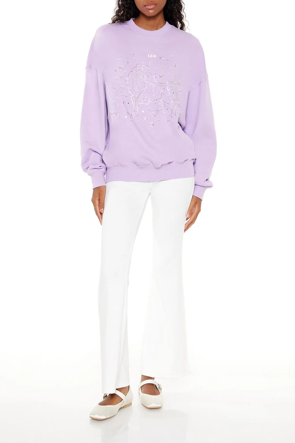 Beaded Leo Pullover