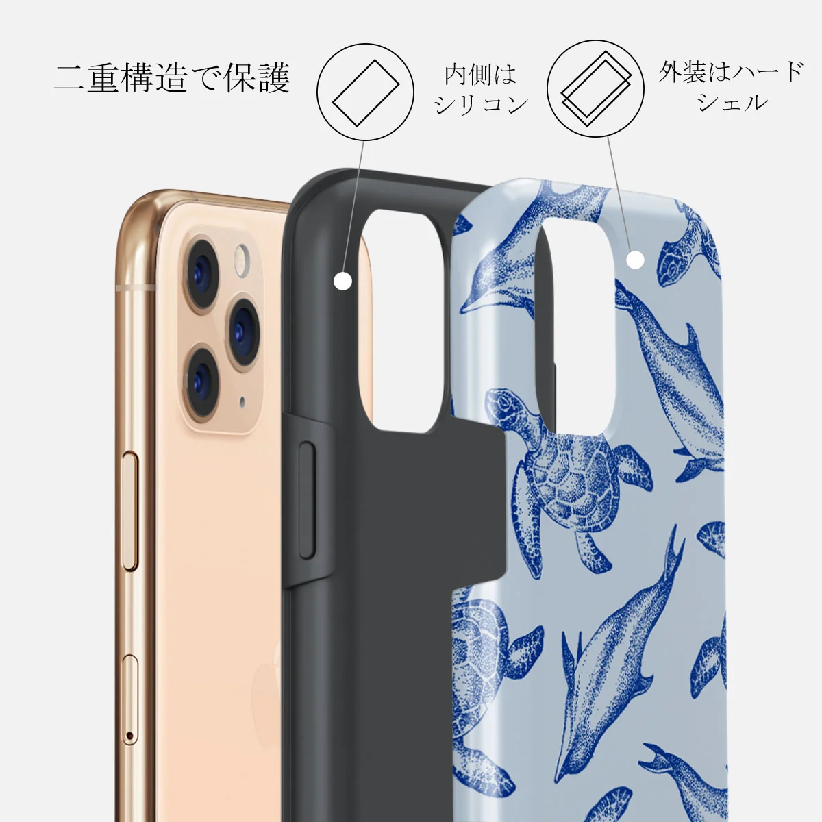 Aquatic Dance - iPhone 11 Pro Max ケース