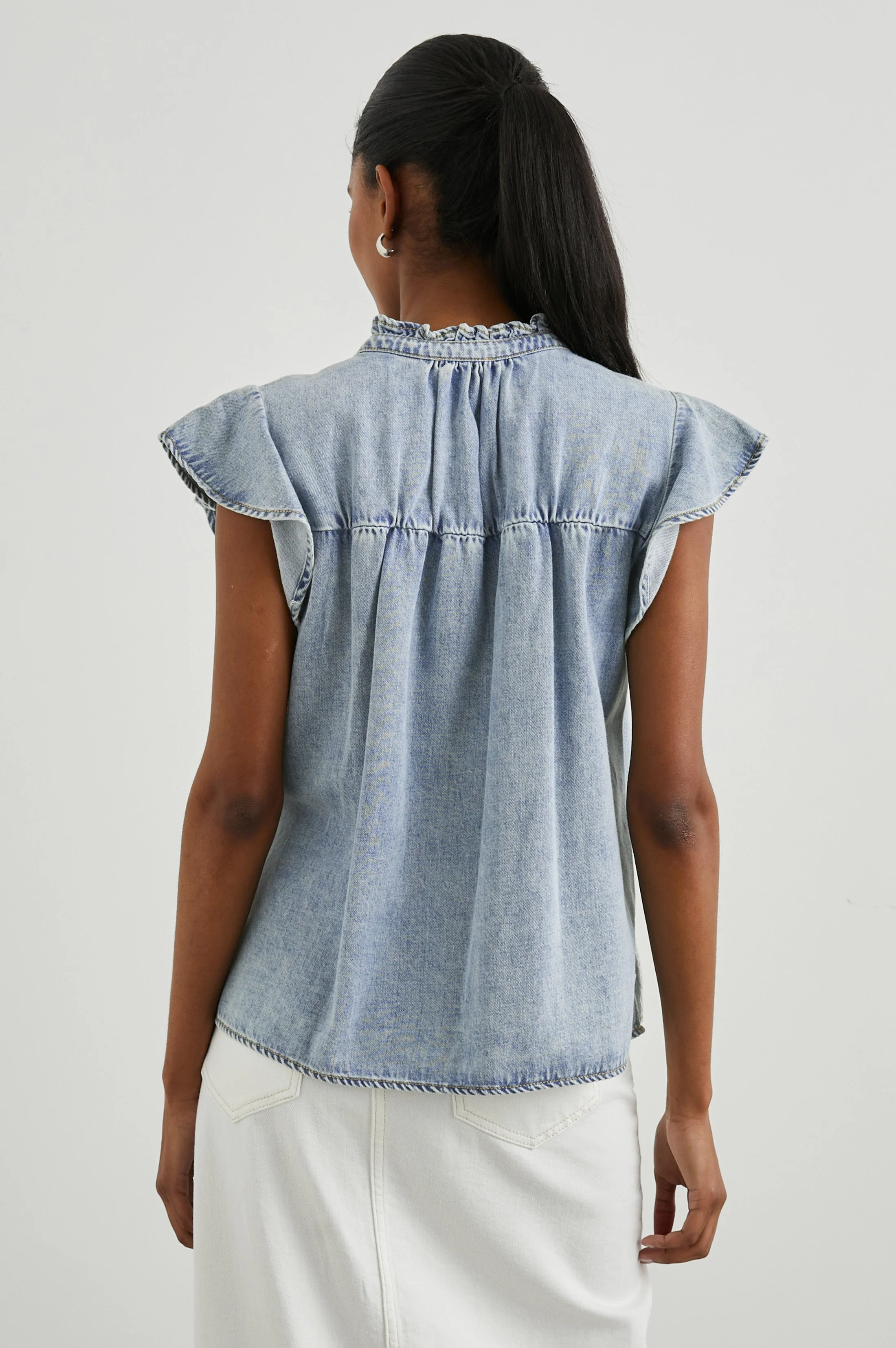 Ruthie Top - Faded Indigo