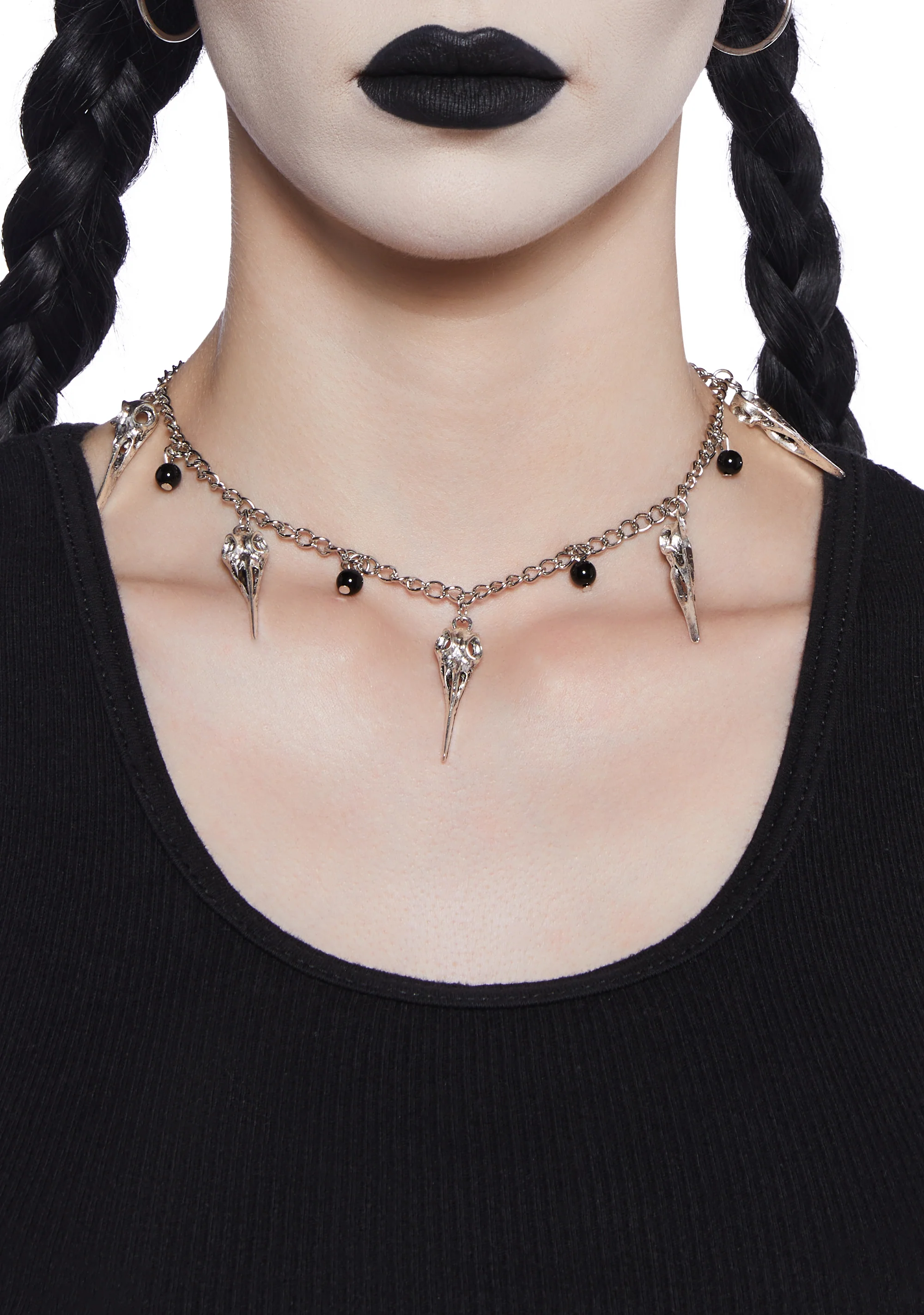 Sinister Skull Statement Necklace