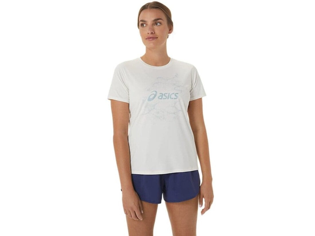 ASICS Nagino Graphic Women'S Tops White 2012C823-100