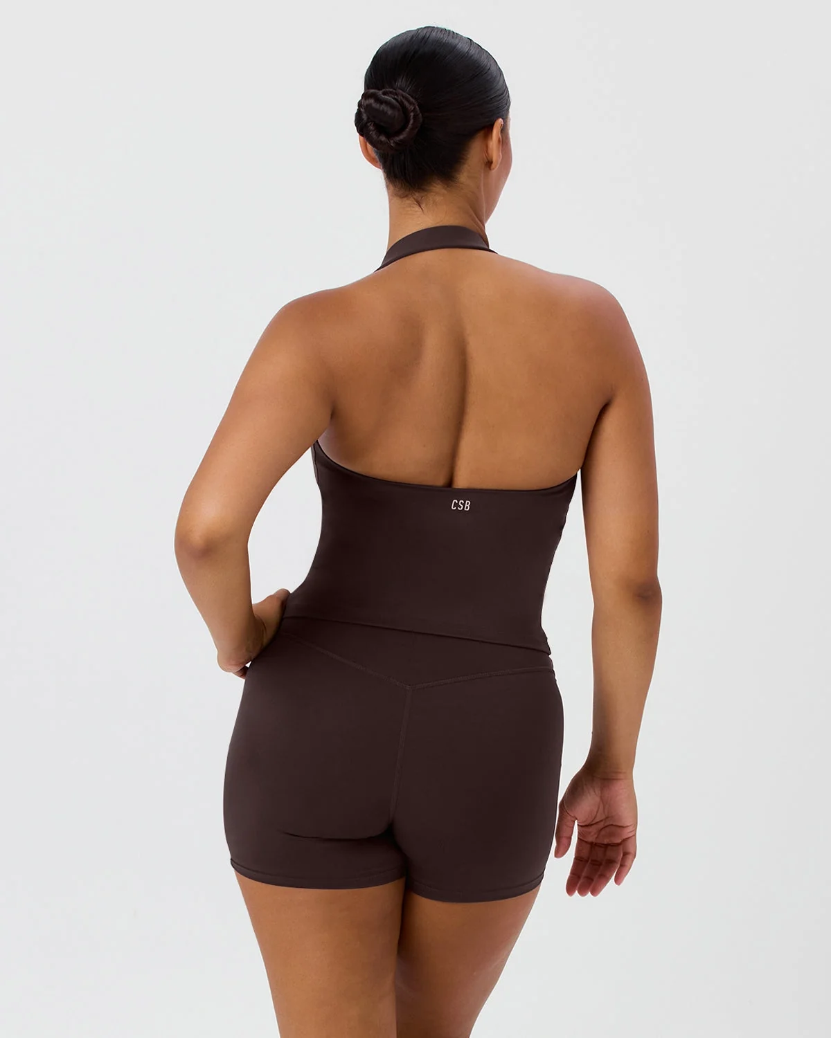 Serenity Halle Halter Tank | Espresso