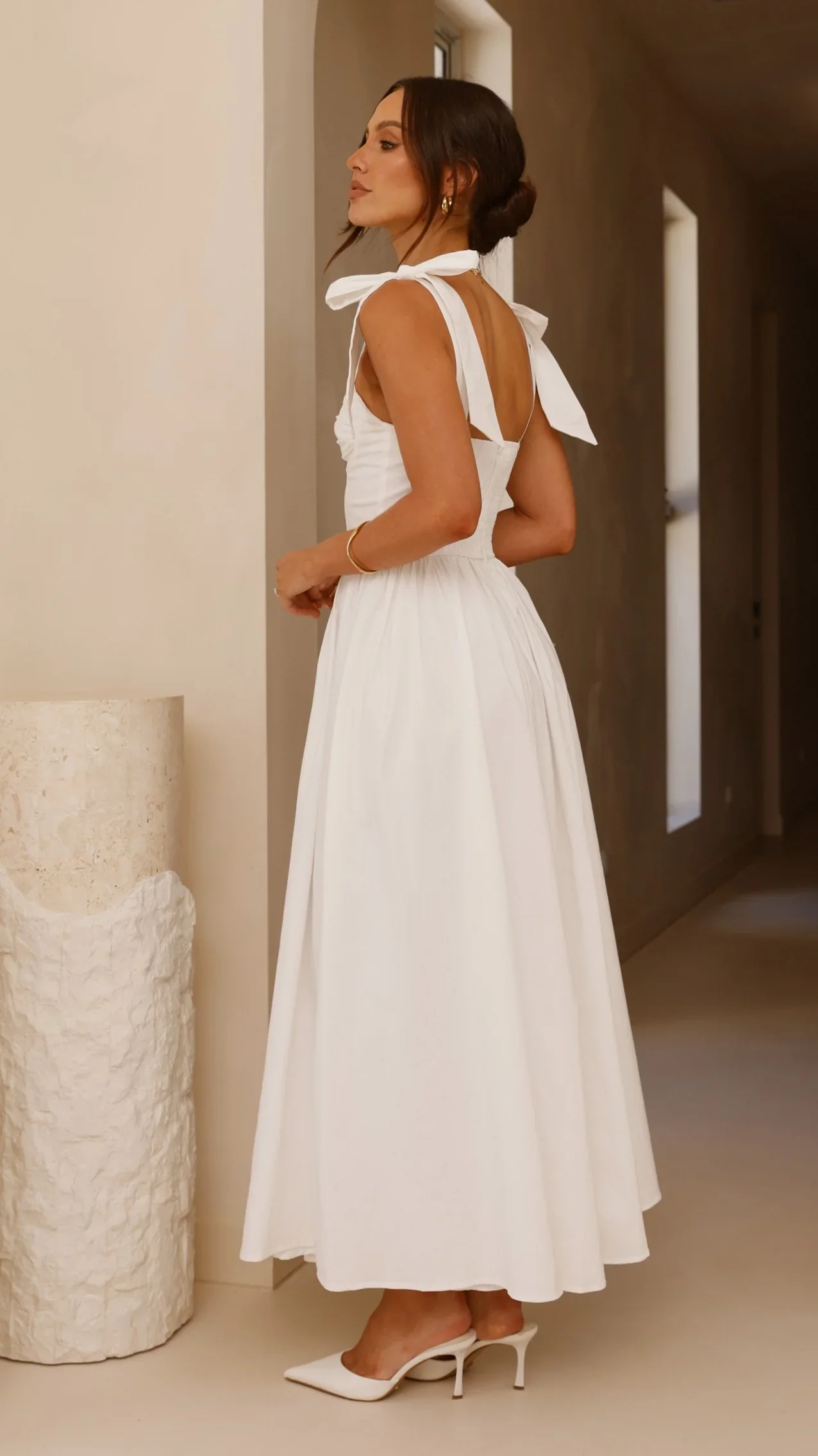 Haisley Maxi Dress - White