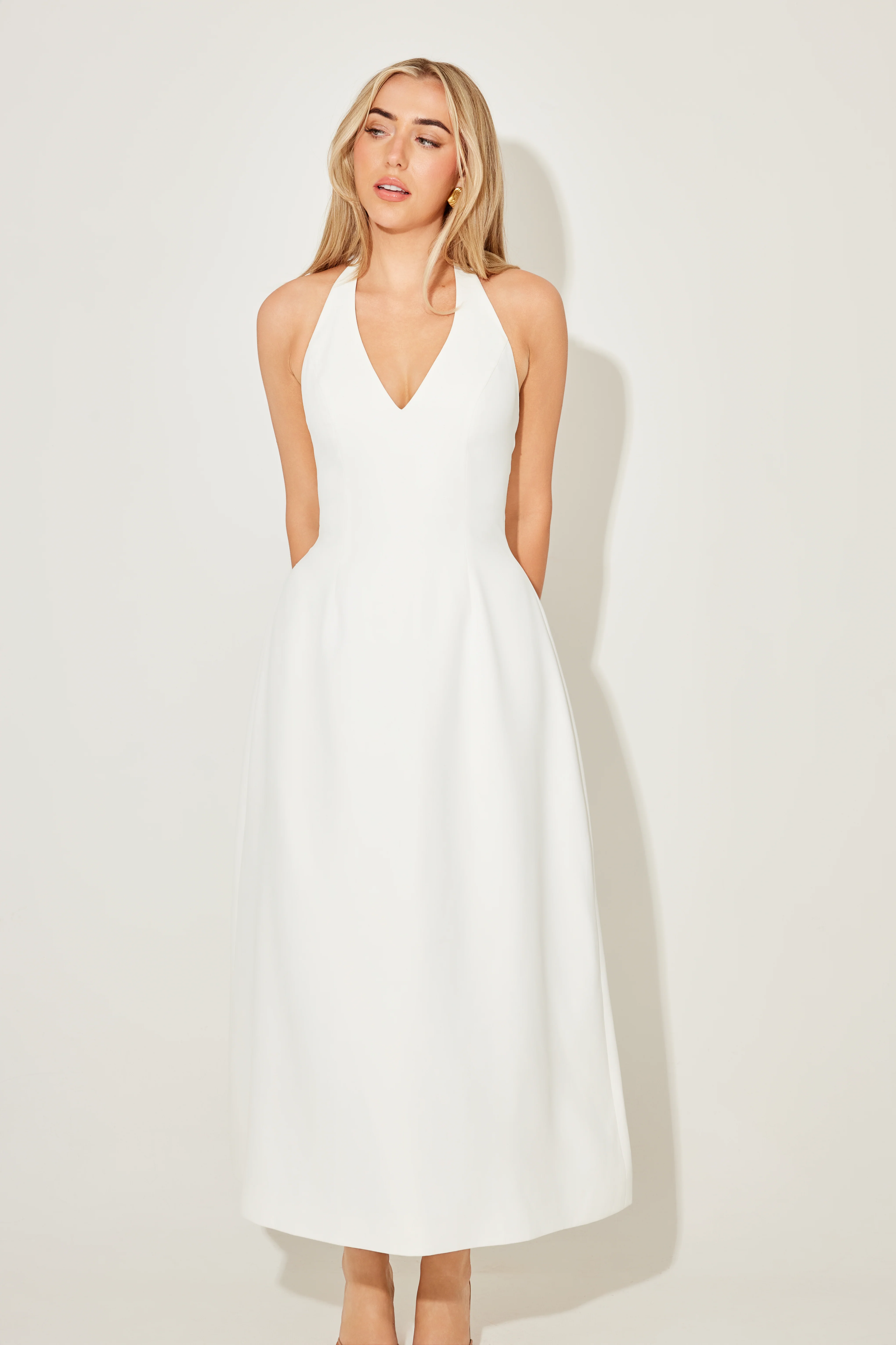 Volume Midi Dress