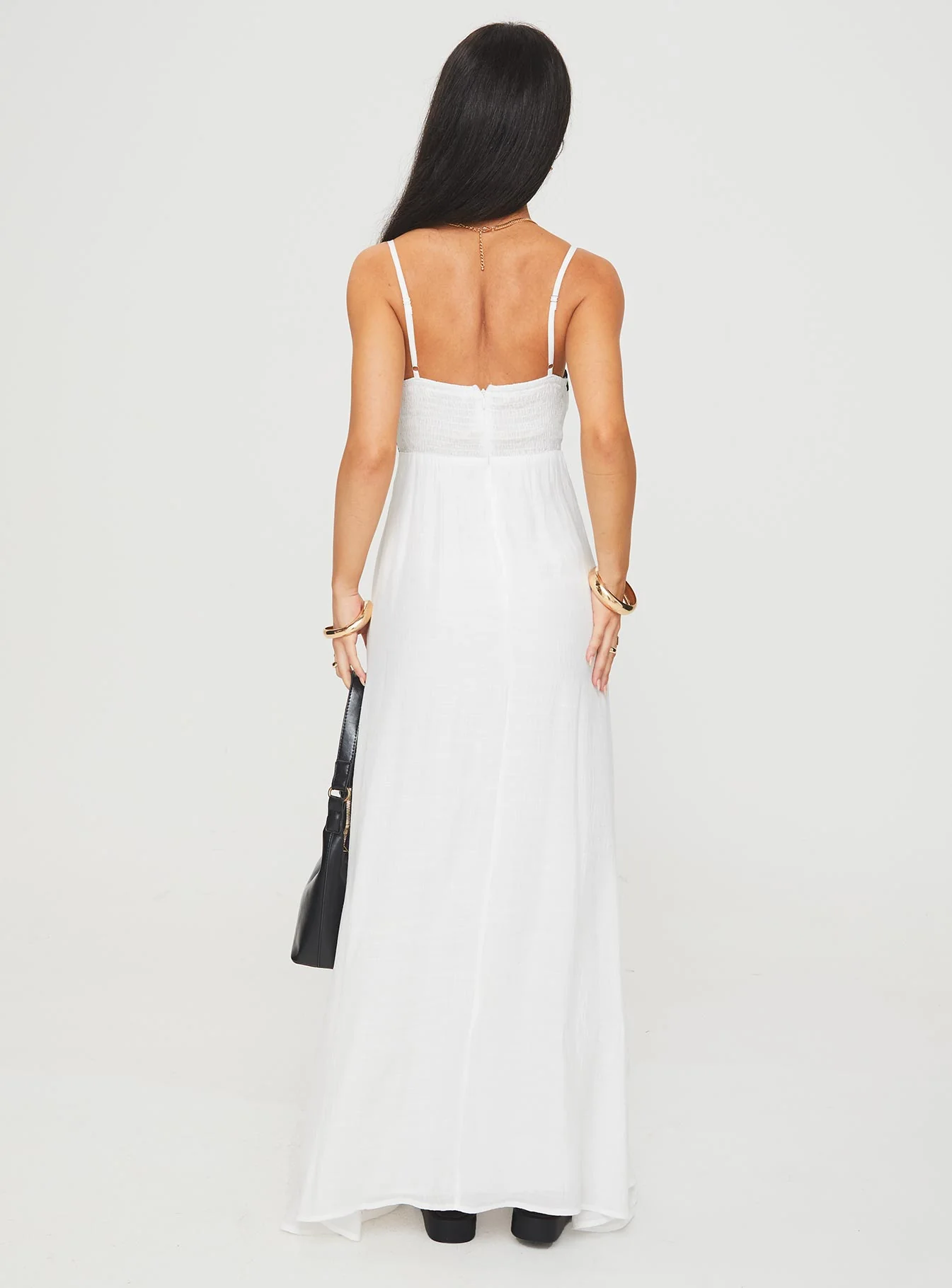 Croxetti Maxi Dress White - luluinthesky