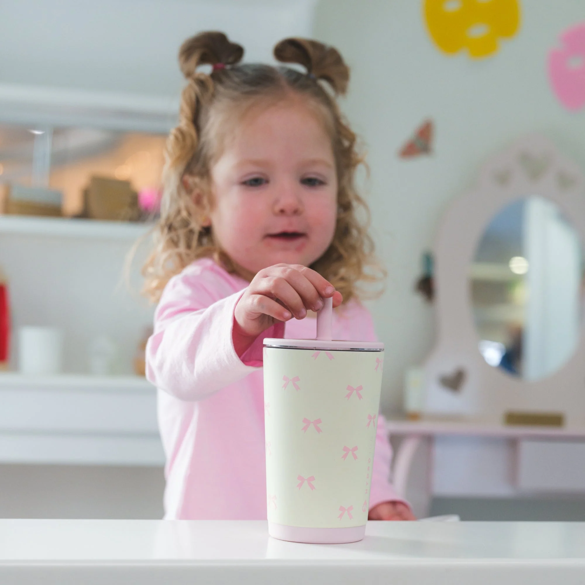 Everyday 14oz Tumbler in Bows - luluinthesky