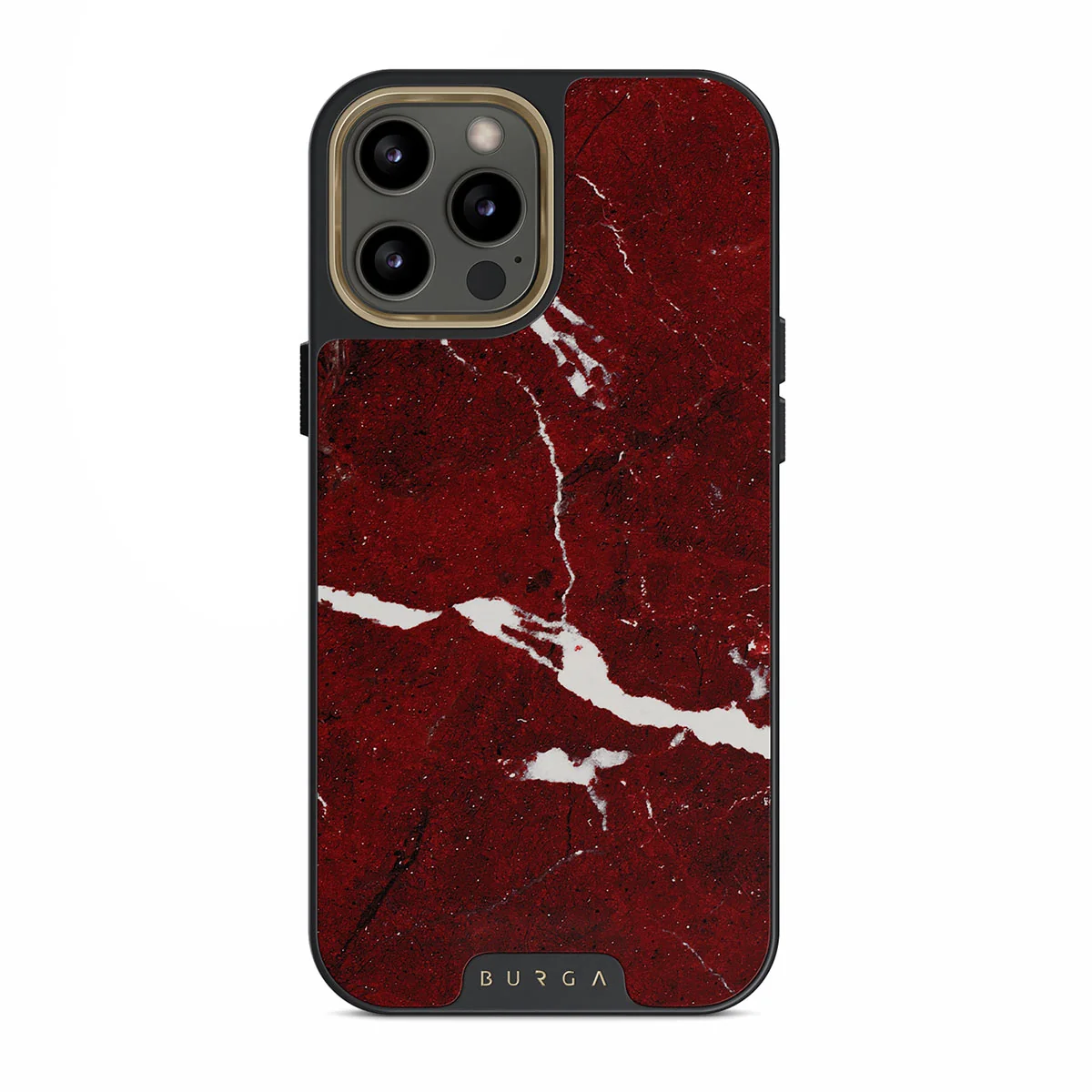Iconic Red Ruby - Marble iPhone 12 Pro ケース