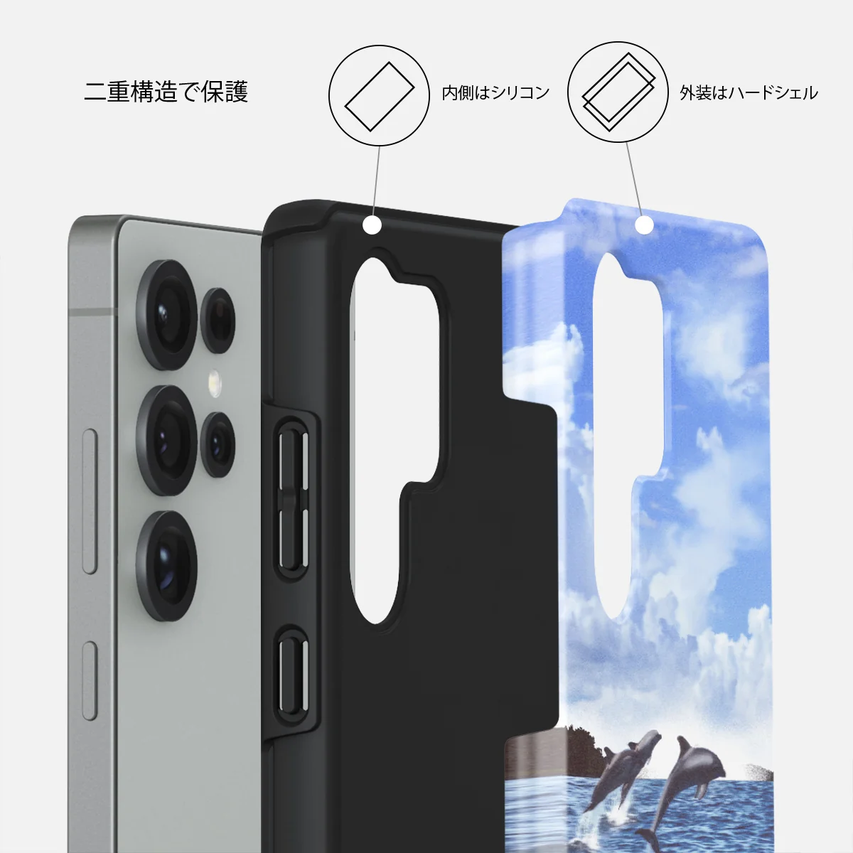 Retro Splash - Samsung Galaxy S25 Ultra ケース