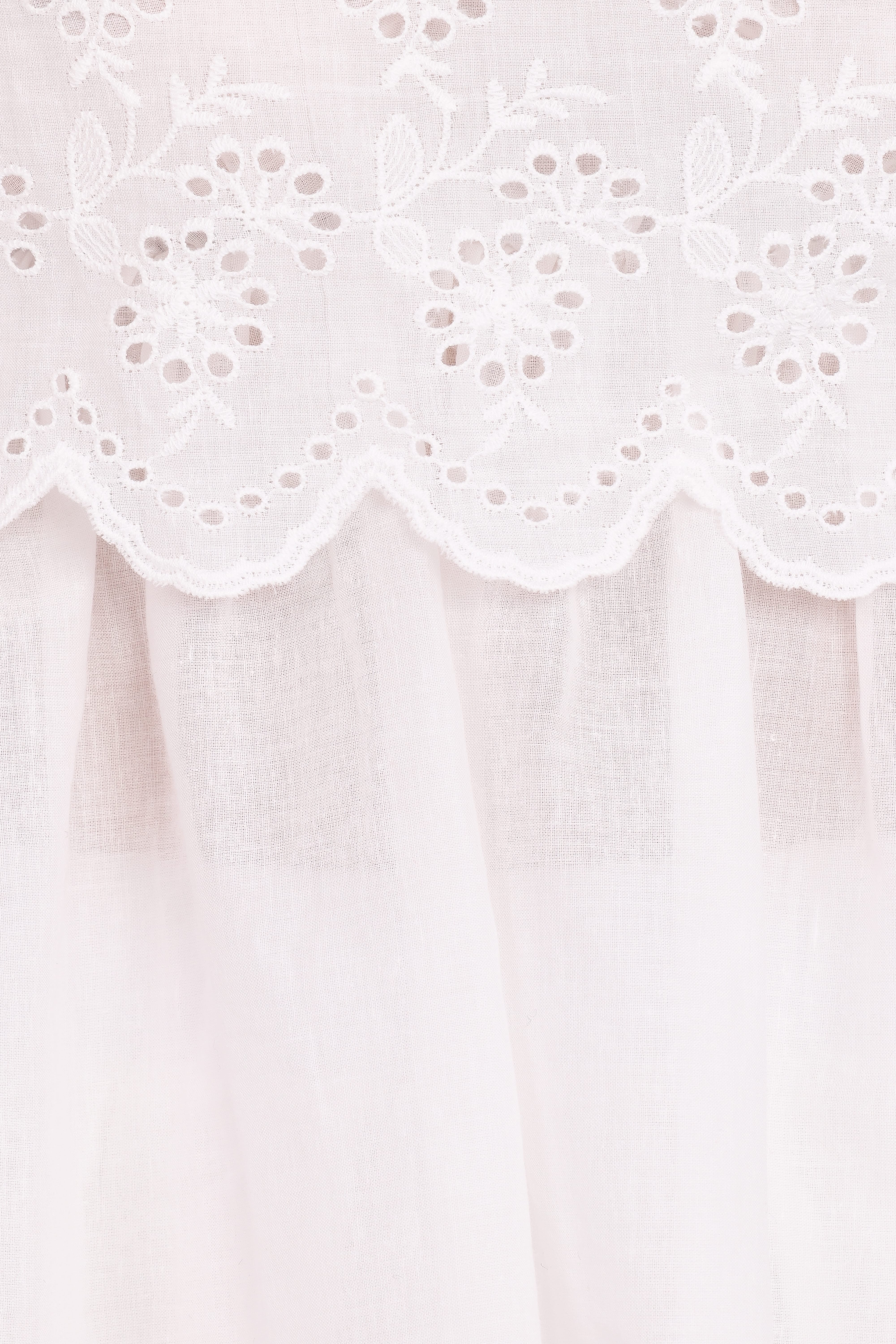 Zera Eyelet Top - White