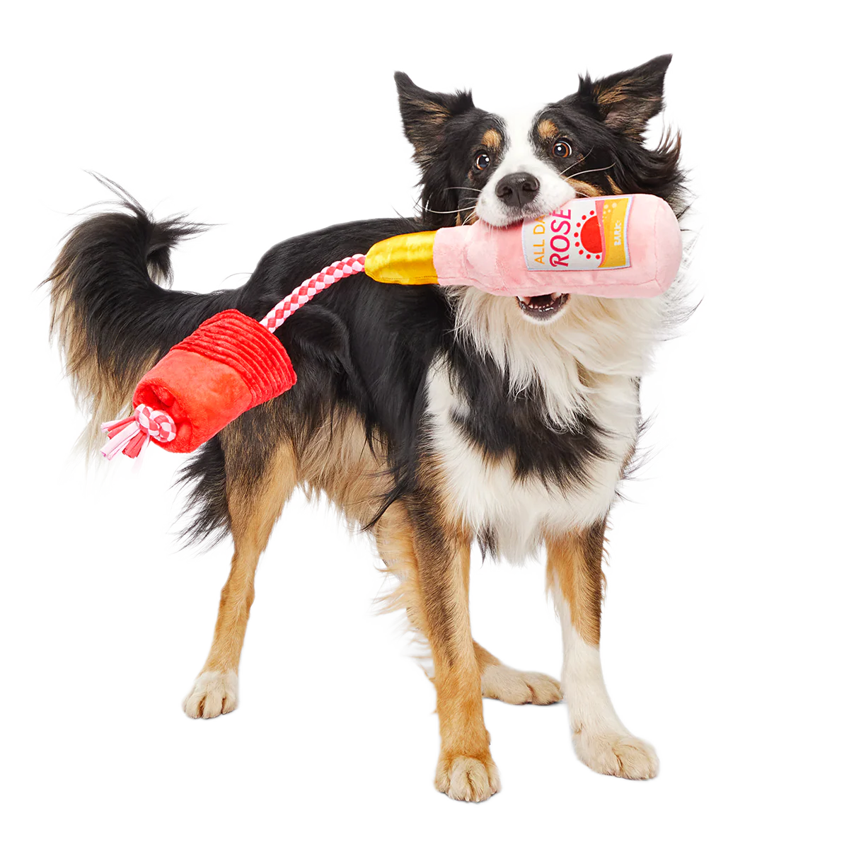 Red Cup Rosé Plush Tug Dog Toy