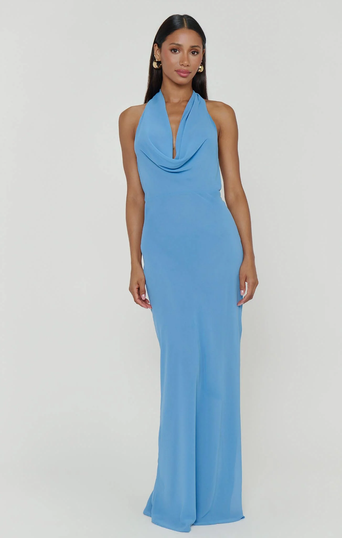 Simone Maxi Dress ~ Deep Tranquil Blue