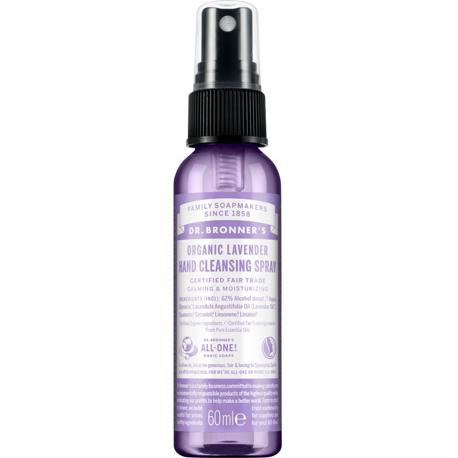 Dr. Bronner's Płyn do dezynfekcji rąk Lawendowy środek do dezynfekcji rąk w sprayu