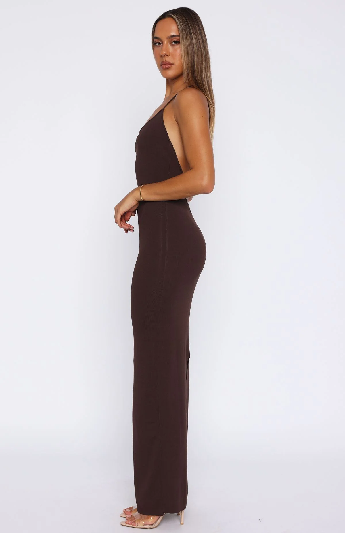 Don't Need Permission Maxi Dress Chocolate