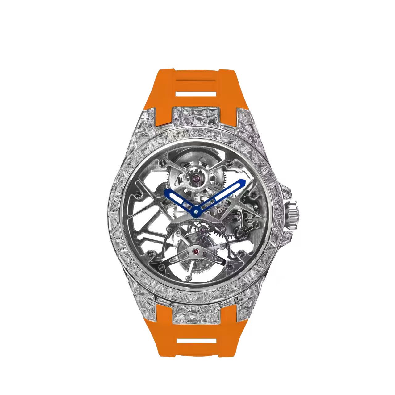 Wuyin Skeleton Tourbillon Watch – Manual, Sapphire, 44mm T850M
