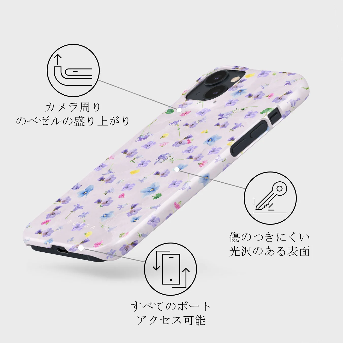 Wildflower - iPhone 13 Mini ケース