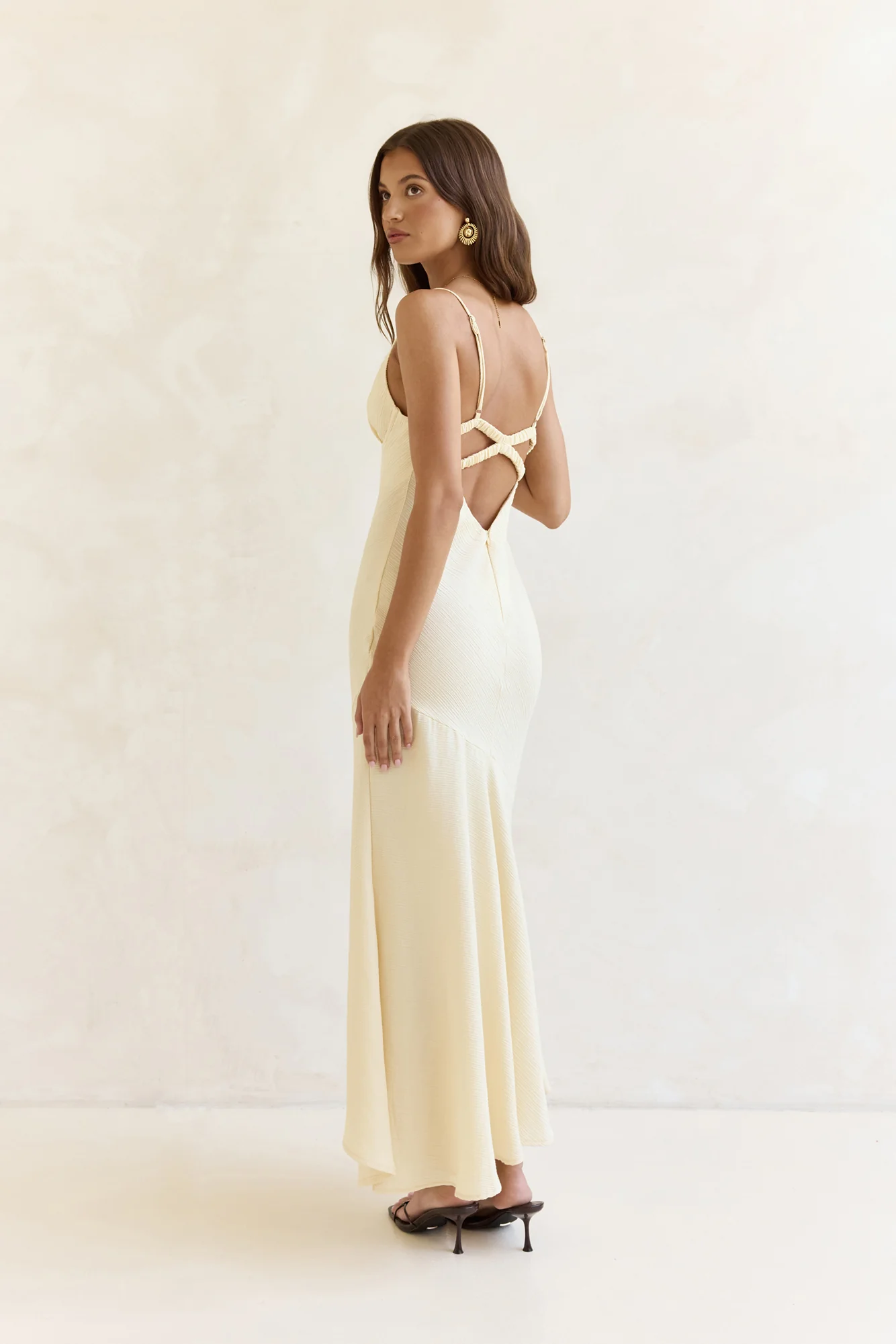Moving Moments Maxi Dress Yellow - luluinthesky