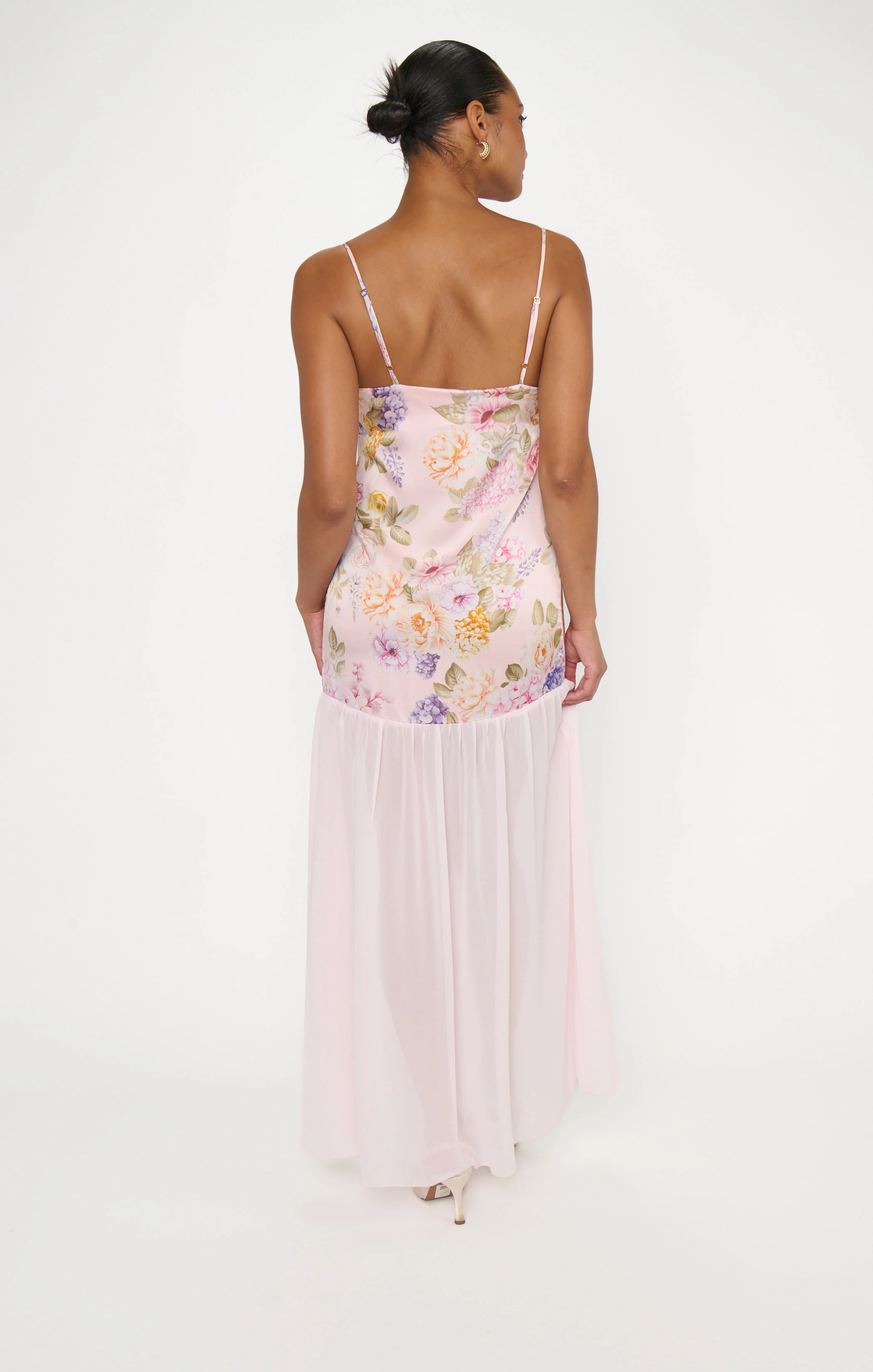 Alice Dress ~ Powder Pink Blooms