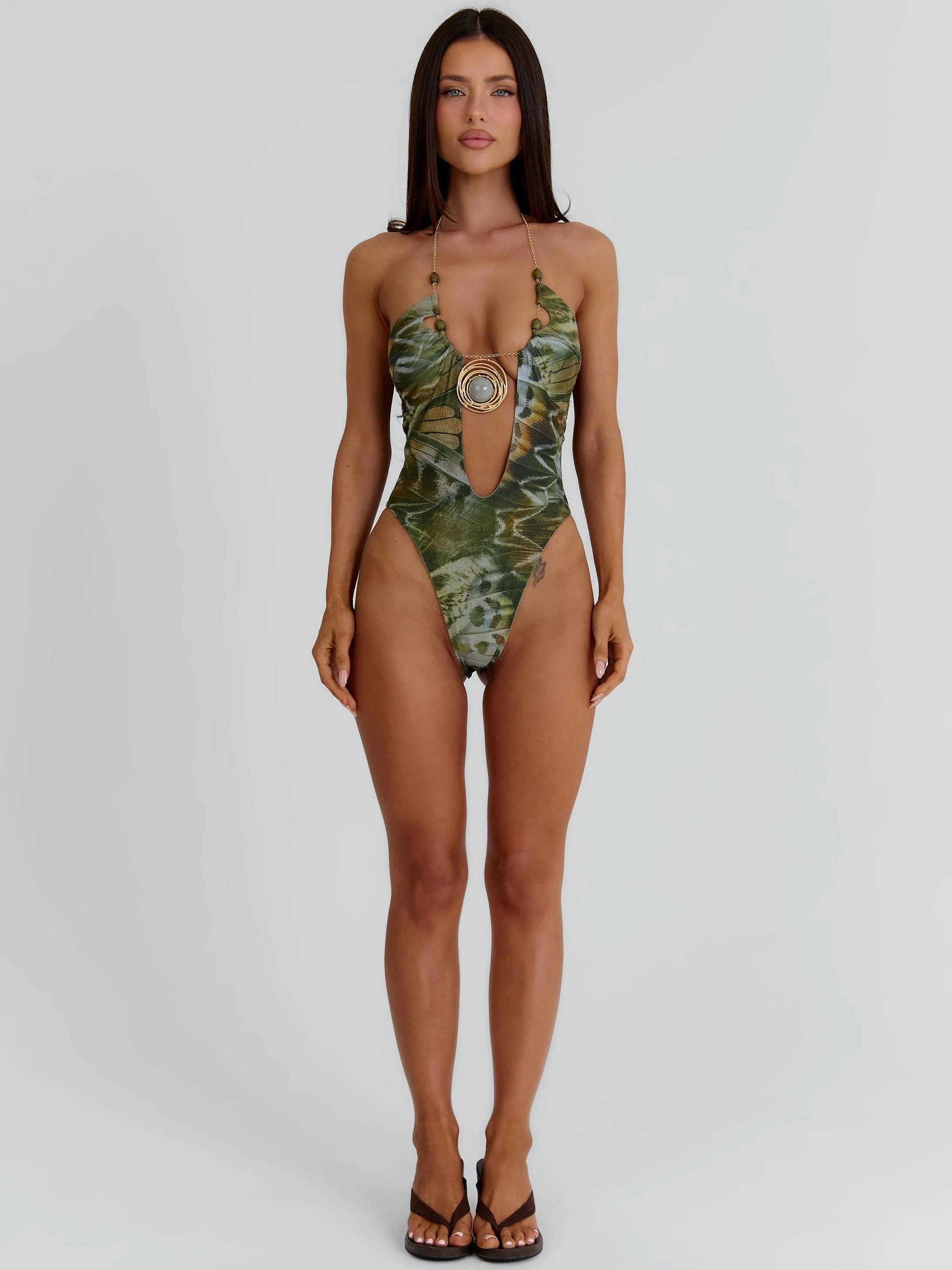 NIKILA BODYSUIT ECRU WINGS