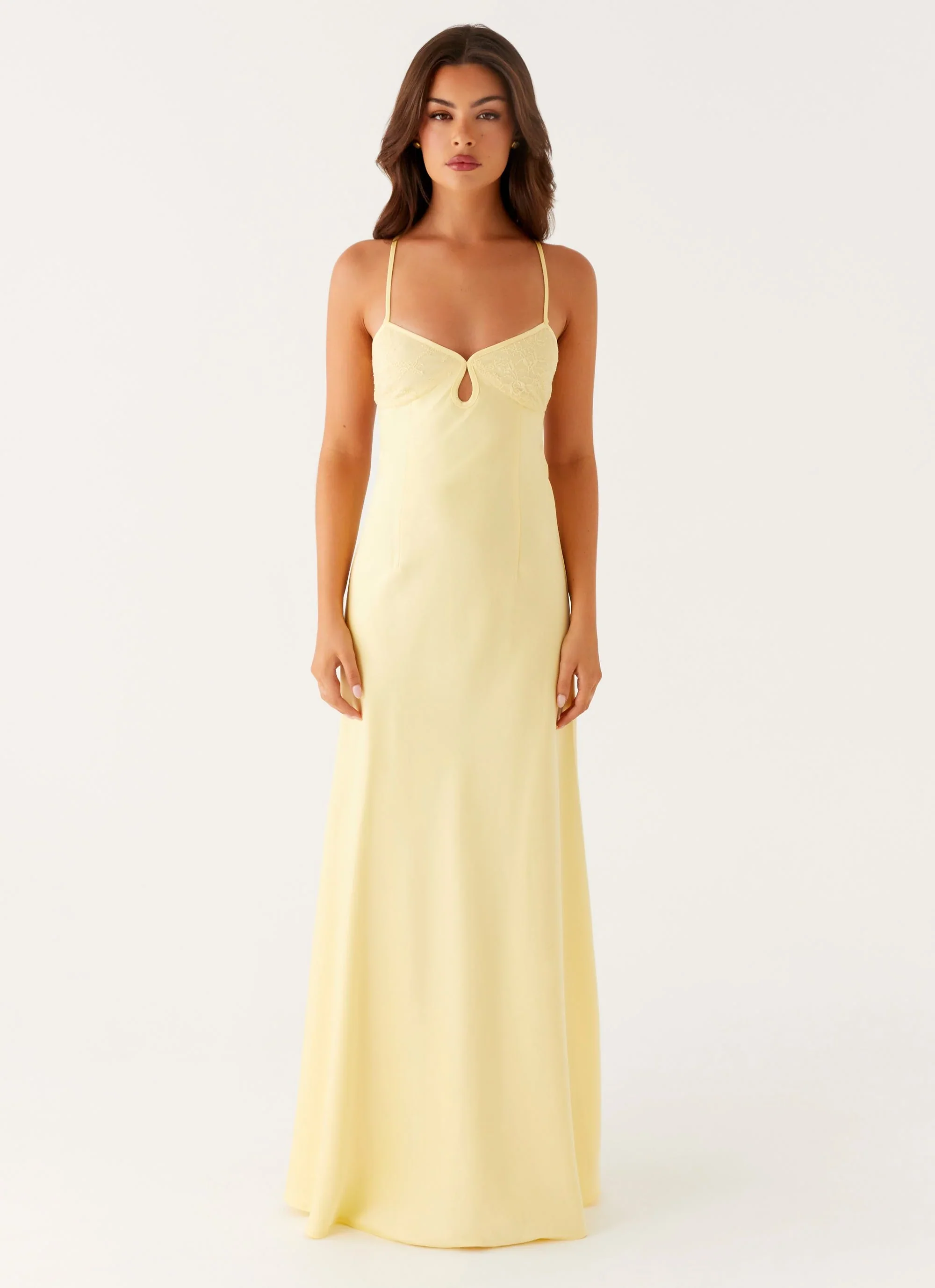 Joanie Maxi Dress - Yellow - luluinthesky