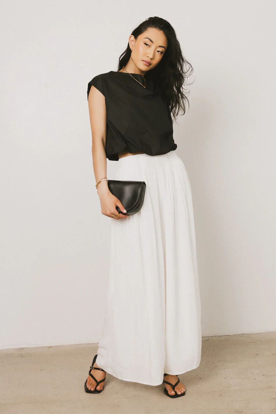 Rich Bubble Top in Black