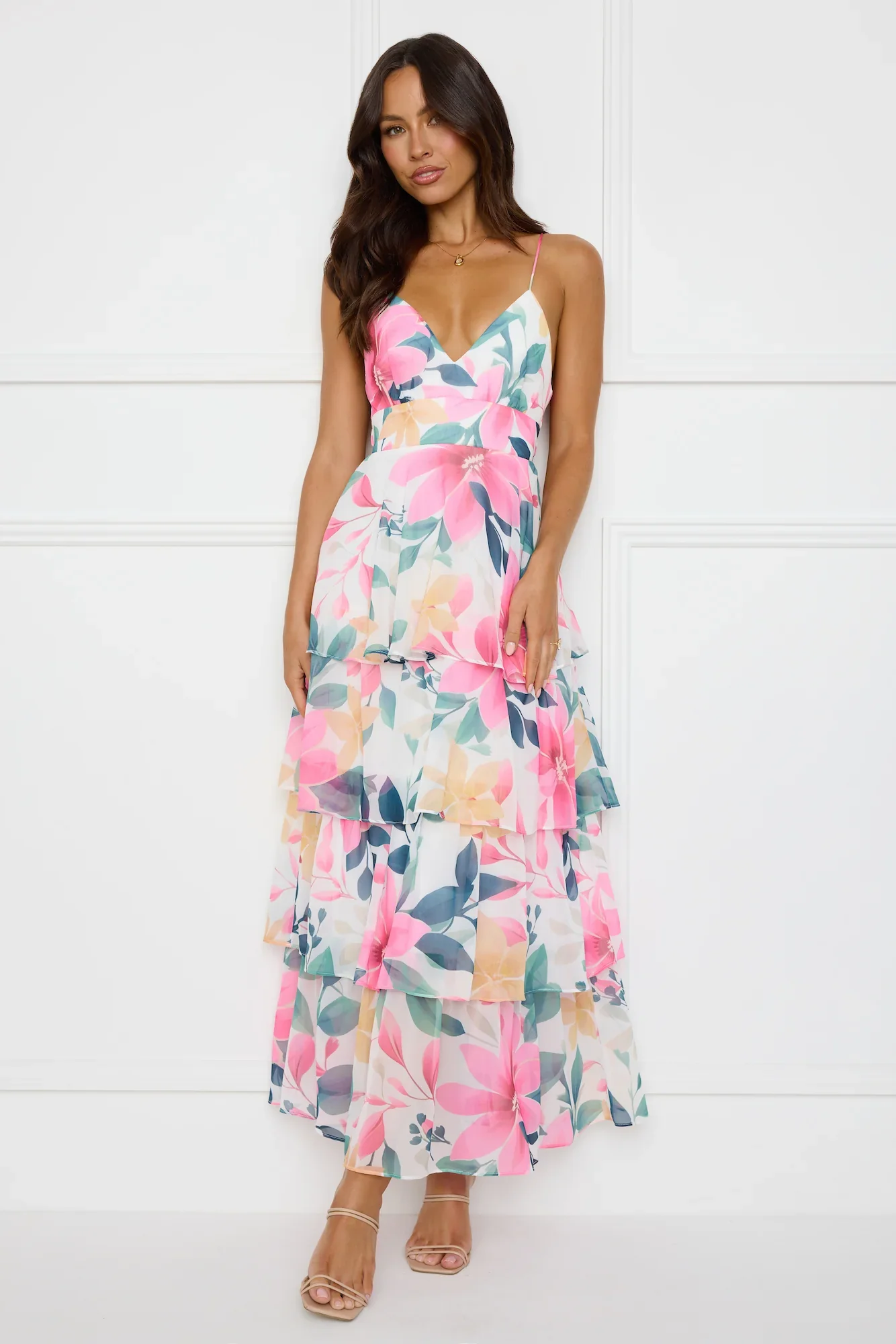 Soft Sophistication Maxi Dress Pink