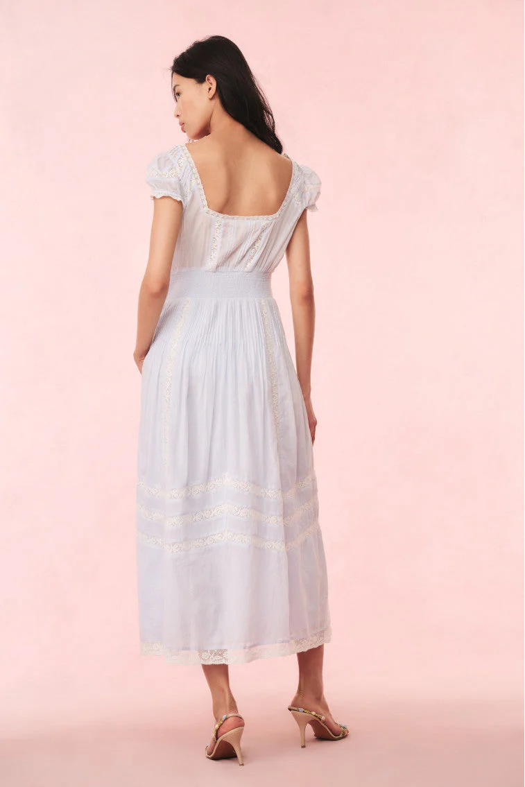 Suvi Cotton Midi Dress - luluinthesky