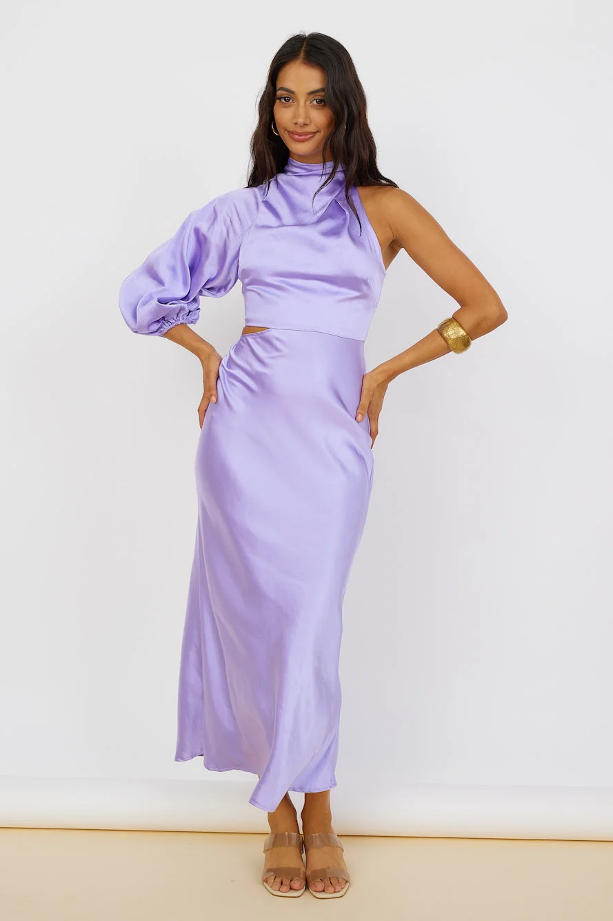 Love Spiral Maxi Dress Purple