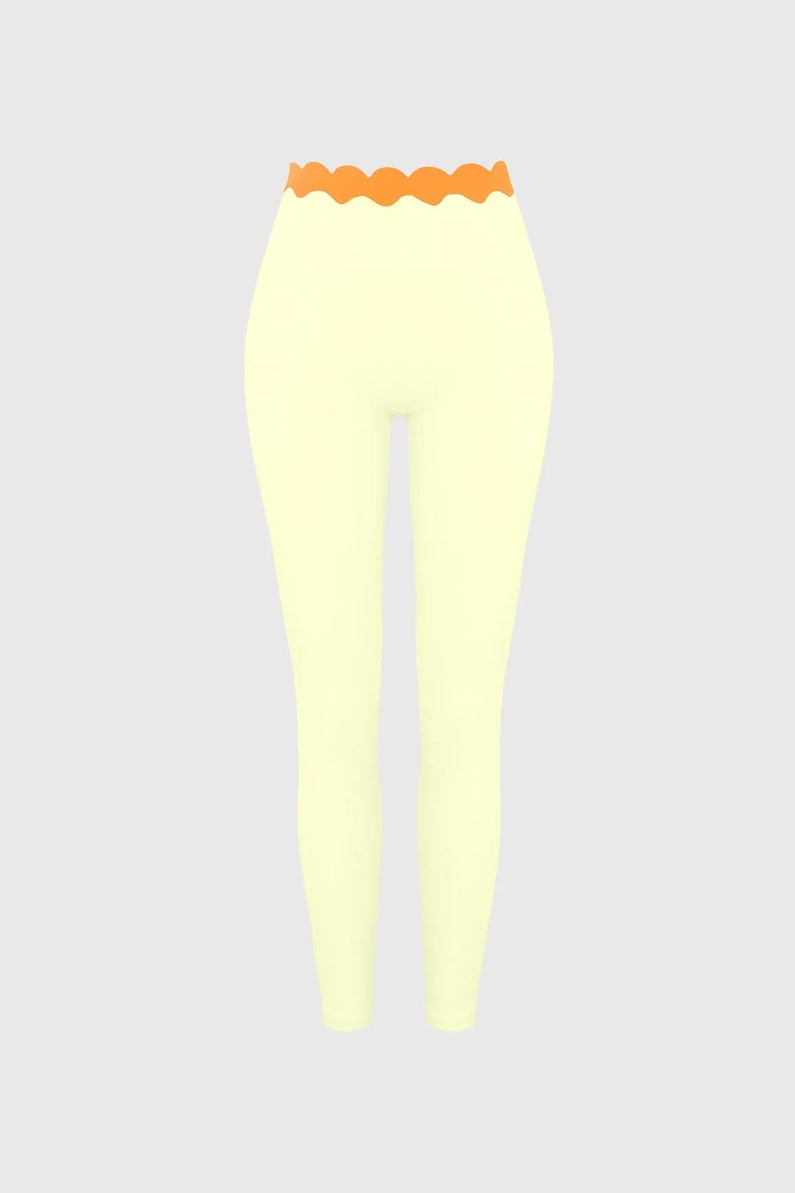 Scallop Contrast Scrunch Legging