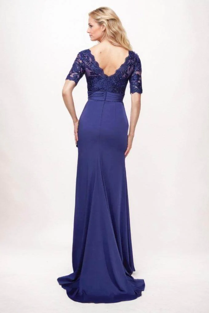 Sheath-Column Maxi Chiffon Mother Of The Bride Dress CM0304