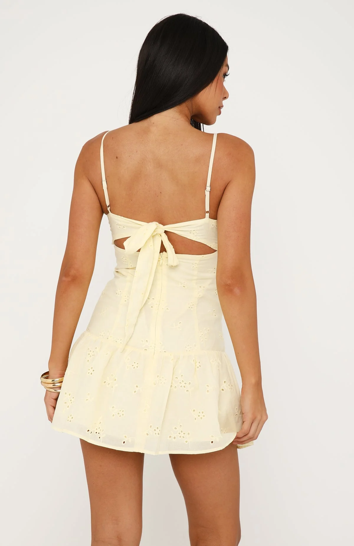 Sweet And Simple Mini Dress Lemon - luluinthesky