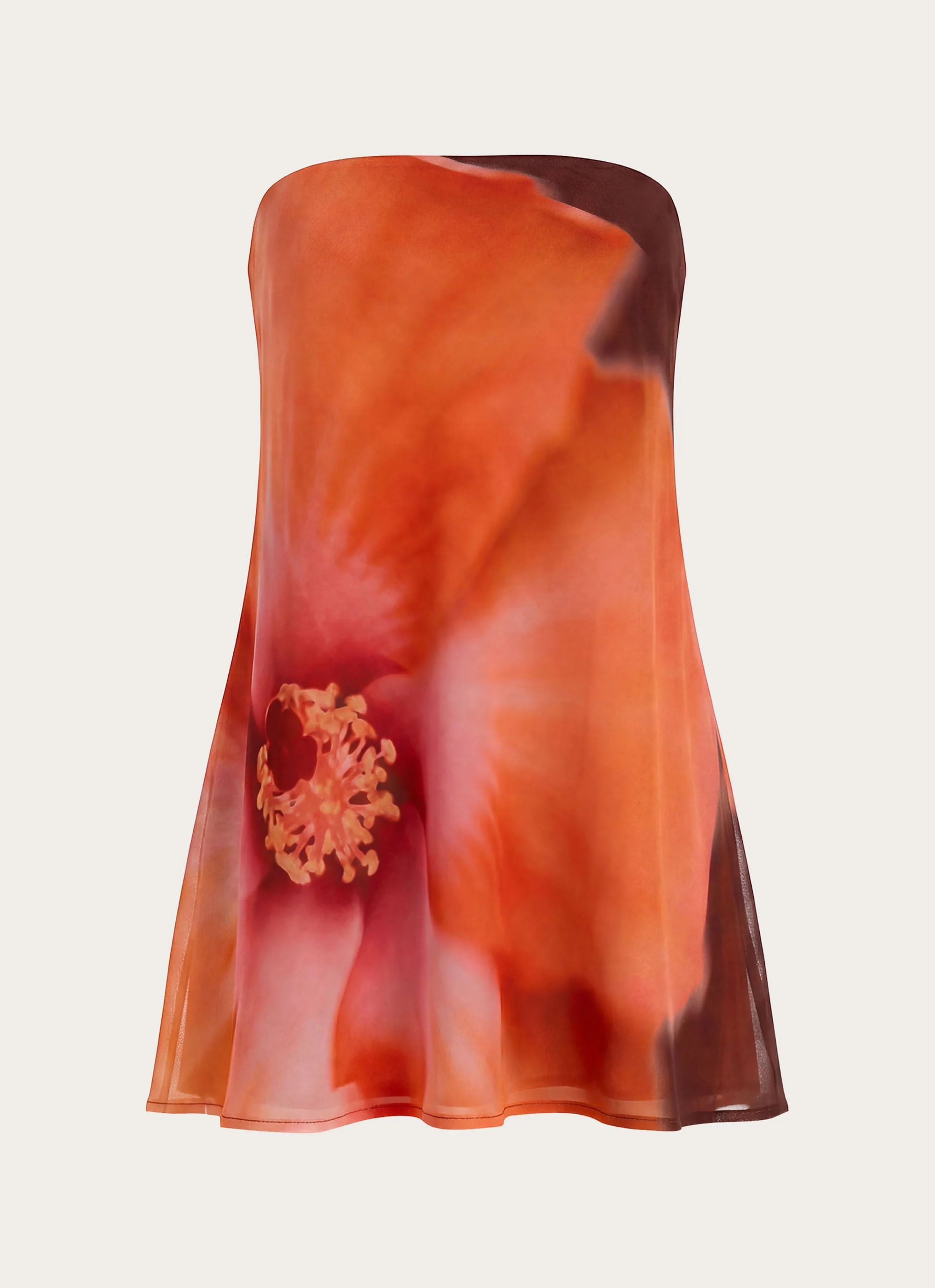 Marcita Mini Dress - Chocolate Blossom - luluinthesky