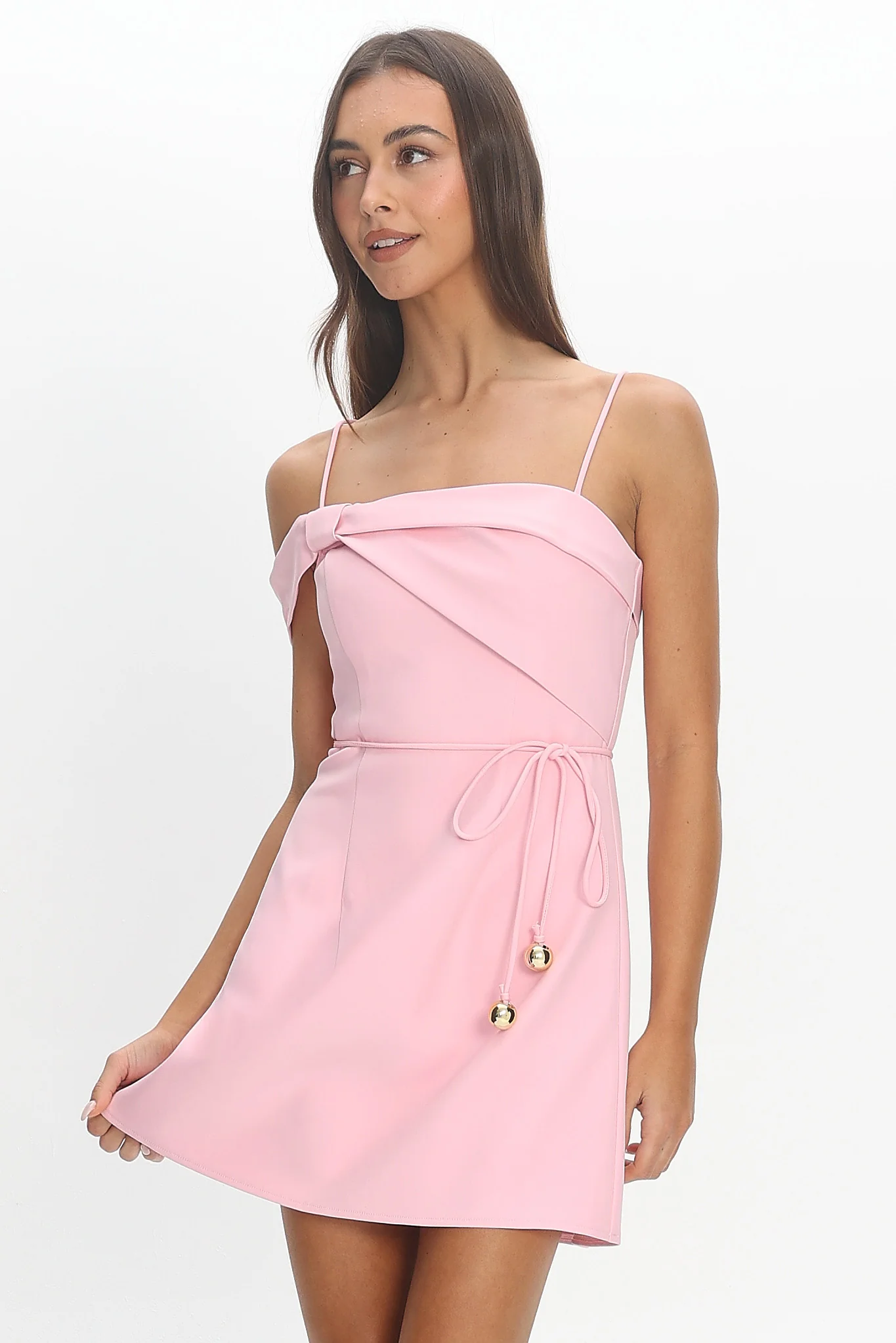 Mika Mini Dress Pink - luluinthesky