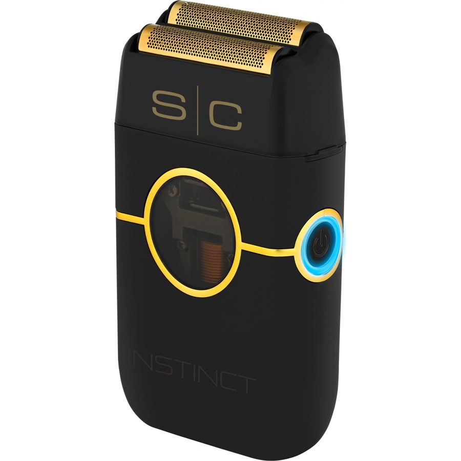 Stylecraft Shavers Instinct Metal Shaver Black Professional Double Foil Shaver with IN2 Vector Motor